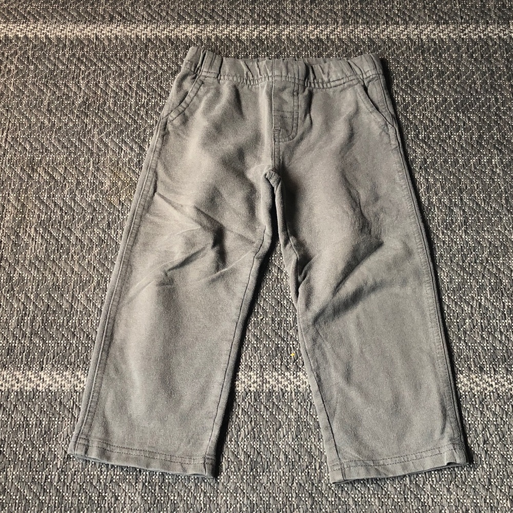 Kids Gray Pull-On Casual Pants